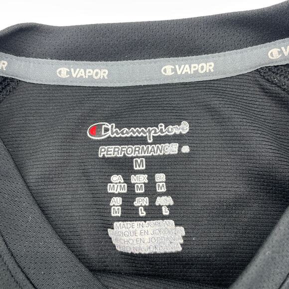 CHAMPION T-Shirt Performance Material Short Sleeve Crew Neck Men's Medium - Picture 3 of 6